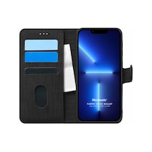 Microsonic Apple Uyumlu iPhone  13 Pro Kılıf Fabric Book Wallet
