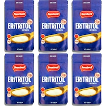 Sweetwell Eritritol Toz Tatlandırıcı Sıfır Kalori 400 Gr x 6 Adet