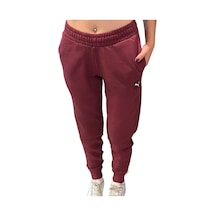 Puma Ess Elevated Sweatpants Kadın Esofman Alt Bordo