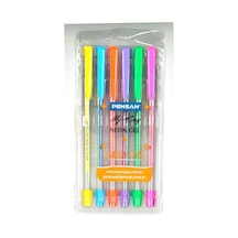 Neon Jel Kalem 6 Renk Fosforlu Pensan 6 Renk Neon Jel Kalem Pensa
