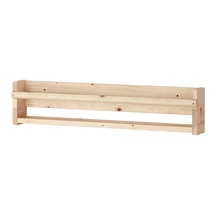 Tr Flısat Duvar Rafı, Açık Beyaz Vernikli Çam Açık Beyaz Vernikli Çam 70x9x16 Cm Diğer