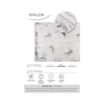 Anatolıa Halı / Alya-beyaz/gri - Özel Ölçü-salon,oturma Odası,koridor