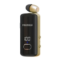 Magicool Fineblue F580 Dijital Göstergeli Makaralı Titreşimli Bluetooth Kulaklık Gold