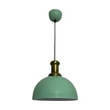 Rsylight Retro Metal Dekoratif Yeşil Rustik Tekli Sarkıt Avize Çap 30 Cm-1464418059463 Beyaz
