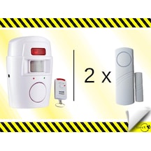 Lorex Robotix Alarm Tek Kumandalı + 2adet 4444c Pencere Alar