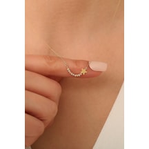 14 Ayar Altın Dorikalı Yıldız Minimal Kolye Sarı Altın