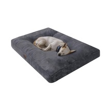 Jungolica Max Köpek Yatağı Antrasit Ultra Yumuşak Peluş Kumaş, Nefes Alabilen Yapı, Sakinleştirici Konfor, K
