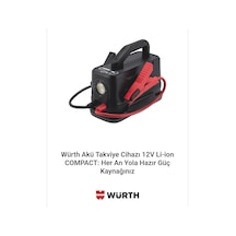 Würth Akü Takviye Cihazı 12v Li-ion Compact: Her An Yola Hazır Güç Kaynağınız