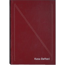 Kasa Defteri Bordo 17x24 320 Yaprak 1 Adet Artlantis Hesap Defter