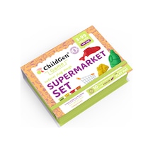 Süpermarket Sahneli Oyun Hamuru Kutusu Çok Renkli