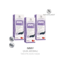 Naturalnest Immy Kara Mürver 1,3 1,6 Beta Glukan Vitamin C Çinko Içeren Şurup 3 Kutu
