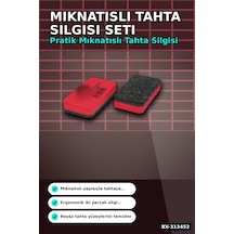 Renkli Eva Sünger Tutacaklı 40 Adet Mıknatıslı Tahta Silgisi - Sınıf Kullanımına Uygun Bx-313452 Çok Renkli