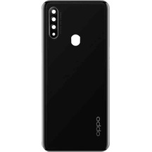 Oppo A31 Arka Kapak Batarya Pil Kapağı Siyah Siyah