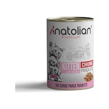 Anatolian Premium Tavuklu Parça Etli Yavru Kedi Konservesi 400 G