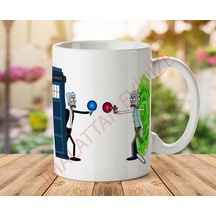 Ricktions İn Time And Space İki Tarafı Baskılı Kupa Bardak.jpg