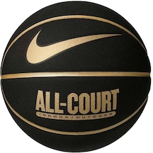Nike Everday All Court 8P Basketbol Topu 7 Numara Siyah Altın