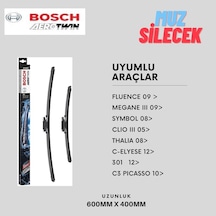 Bosch  Aerotwın Muz Tıpı Sılecek Takımı Fluence 2010- /Megane3 2010-/Clıo3 2007-/C Elyese/301 2013-
