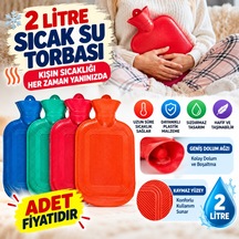 2 Litre Sıcak Su Torbası 1. Sınıf Kauçuk Malzeme Adet Fiyatıdır Diğer