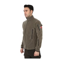 Erkek Açık Haki Taktik Askeri Outdoor Avcı Polar Hırka Çok Renkli