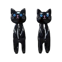 Plaj Havlusu Mandalı, Kedi Şekilli Güçlü Tutuşlu 2'li Set 40 x 19