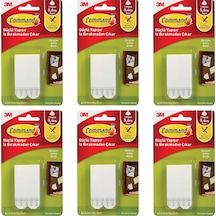 3m 17201 Command Orta Boy Cırt Bant 6 Paket