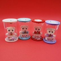 Işıklı Cam Fanus İçinde Ayıcık Tdrtr