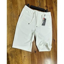 Demente Erkek Kayra Kumaş Beli Lastikli Şort Jogger 001