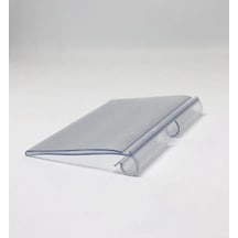 250 Adet Kancaya Takılan Plastik Etiket - 6 Cm Şeffaf Kanca Etiket