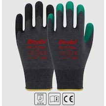 Beybi PL17 Flex Likralı İpten Örme Lateks Eldiven NO:9