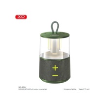 Xo-f59 Kamp Işıklı Ipx5 Suya Dayanıklı 1800mah Fm Radyo Destekli Kablosuz Bluetooth Hoparlör