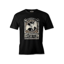 Led Zeppelin - Madison Vintage Siyah Erkek Tshirt 001