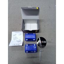 Motosiklet Koruma Demiri Takozu Gecko Universal Yuvarlak 65 Mm 2 Li Farklı Mavi Renk