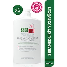 Sebamed Hassas Ciltler İçin Pentavitin Nemlendirici Etkili Yüz ve Vücut Temizleme Jeli 1000 ML x 2 Adet