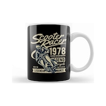 Scooter Racer 1978 Kupa Bardak Porselen Karışık