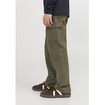 Jack & Jones Çocuk Yandan Cepli Kargo Pantolon- Kane 12258383 Olive Night Siyah