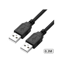 30 cm. USB 2.0 Uzatma Kablosu Erkek - Erkek Uzatıcı Ek Kablo