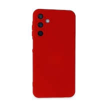Samsung Galaxy Uyumlu A15 4g Kılıf Nano İçi Kadife Silikon - Kırmızı İtdark449