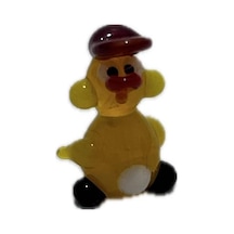 El Yapımı Mini Murano Cam Ördek Biblo A157-02
