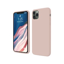 Newface Apple, Uyumlu iPhone 11 Pro Kılıf First Silikon - Semeglbl - 52 Rose Gold