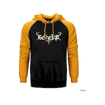 Beherit Logo Sarı Renk Reglan Kol Sweatshirt / Hoodie