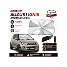 Suzuki Ignis Şemsiye Tip Ön Cam Güneşliği Katlanabilir Uv Korumalı Araç Cam Güneşlik