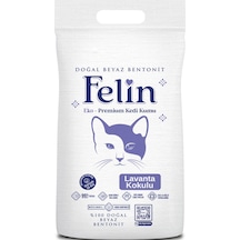 Felin Lavanta Kokulu Topaklaşan İnce Bentonit Kedi Kumu 15 KG