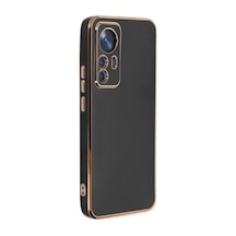 Xiaomi Mi 12t Pro Uyumlu Kılıf Volet Silikon - Siyah