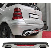 Mercedes A160 Gri Difüzör Difizör Kare Egzoz Görünüm Reflektörlü