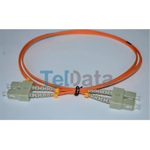 Teldata Tld-scom22 Sc-upc-sc-upc Mm Dx Om2 2 Metre Fıber Optık Patchcord