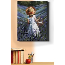 Webstyle Sayılarla Boyama Seti Kasnaklı Kır Çiçekleri Arasında 40 X 50 Cm