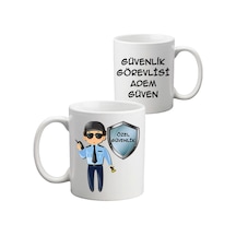 Erkek Güvenlik Görevlisine Hediye Isimli Kupa Bardak