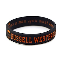 Russell Westbrook Portreli Siyah Basketbol Nba Bileklik Siyah Siyah