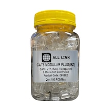 C6u3ez Cat6 Utp Modular Plug Ez Rj45 Transparent 3 Mıcro-Inch