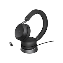 Jabra Evolve2 75 Usb-A Stereo MS Teams Standlı Siyah Kablosuz Kulaklık